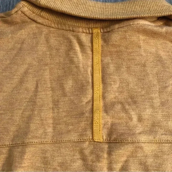 LL Bean SoftFlex Top Mock Neck Pullover Sweatshirt 514099 Womens Size S - Picture 9 of 9